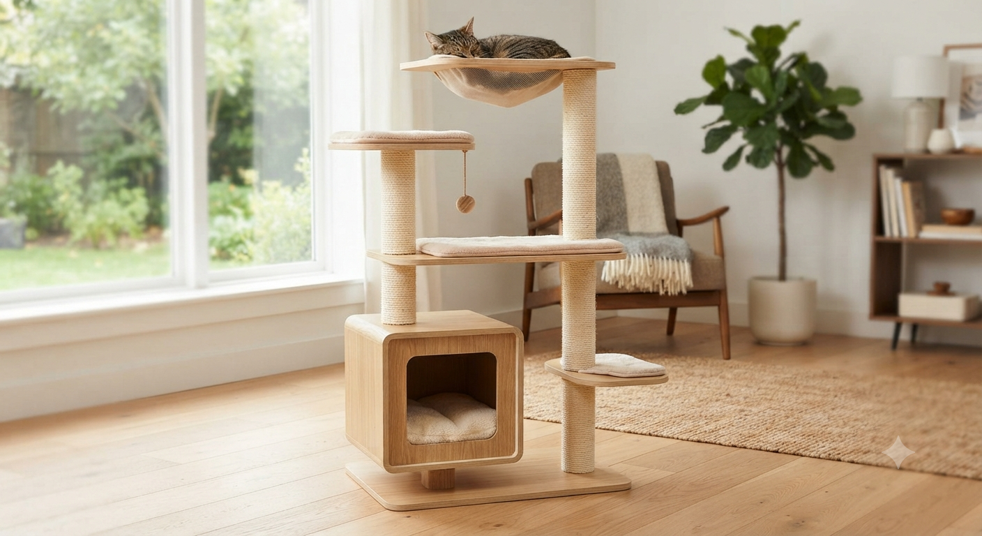 Modern Cat Tree Tower