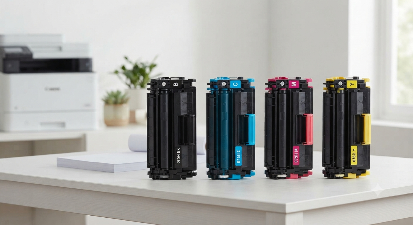 075H Toner Cartridge 4-Pack