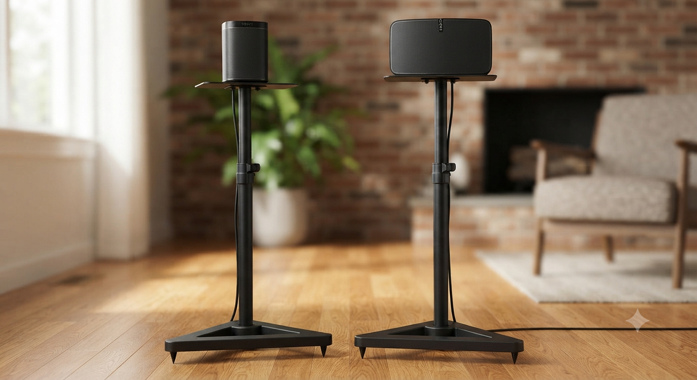 Adjustable Speaker Stand Pair