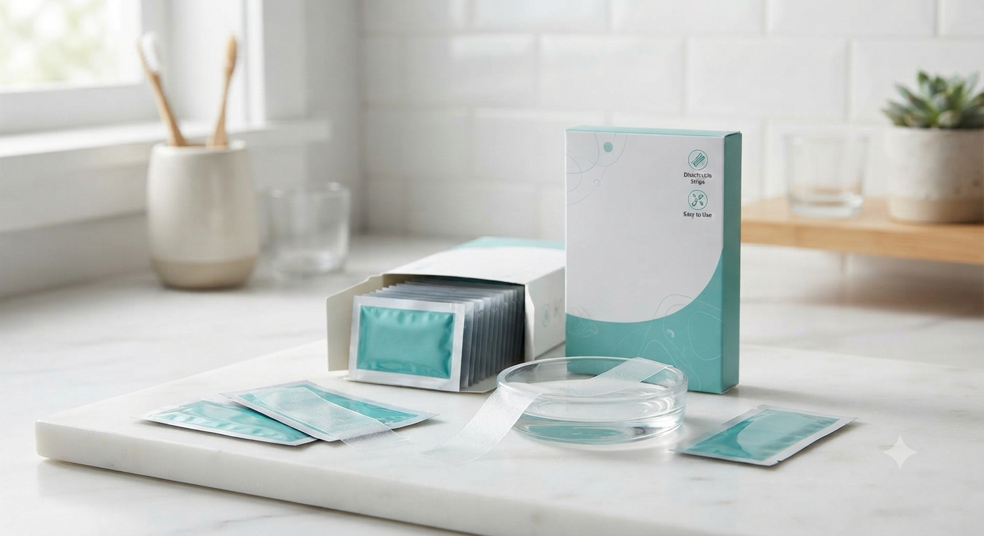 Soluble Teeth Whitening Strips