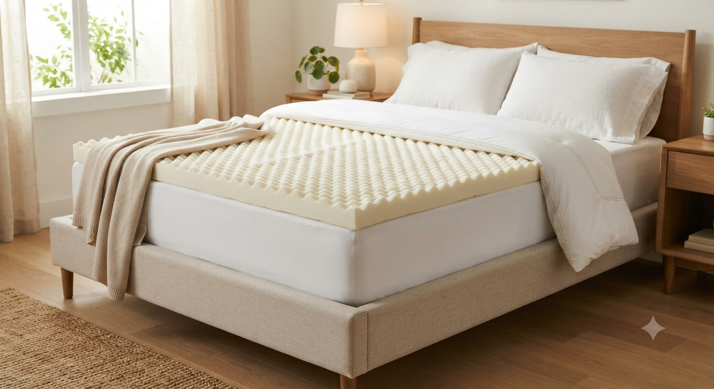3-Inch Memory Foam Mattress Topper
