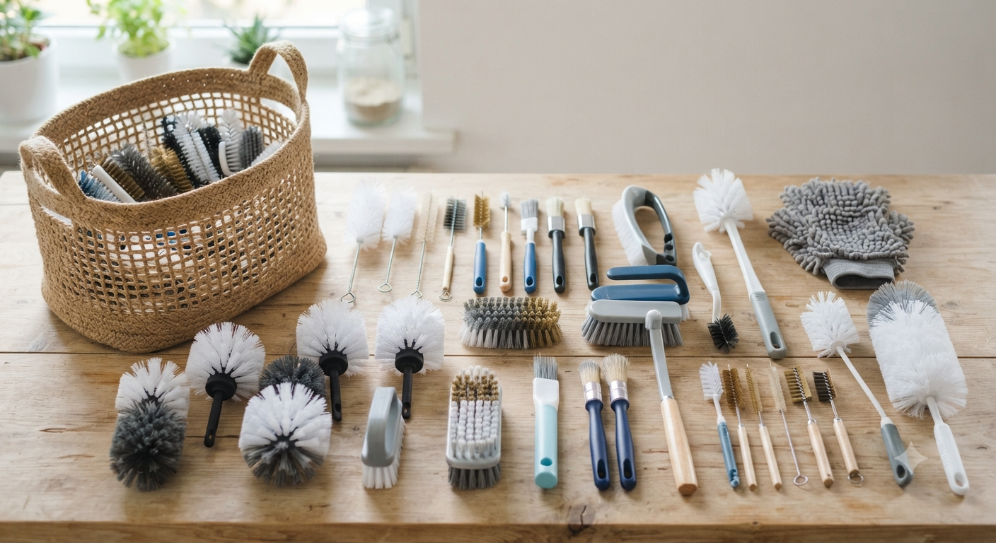 50-Piece Multipurpose Cleaning Brushes