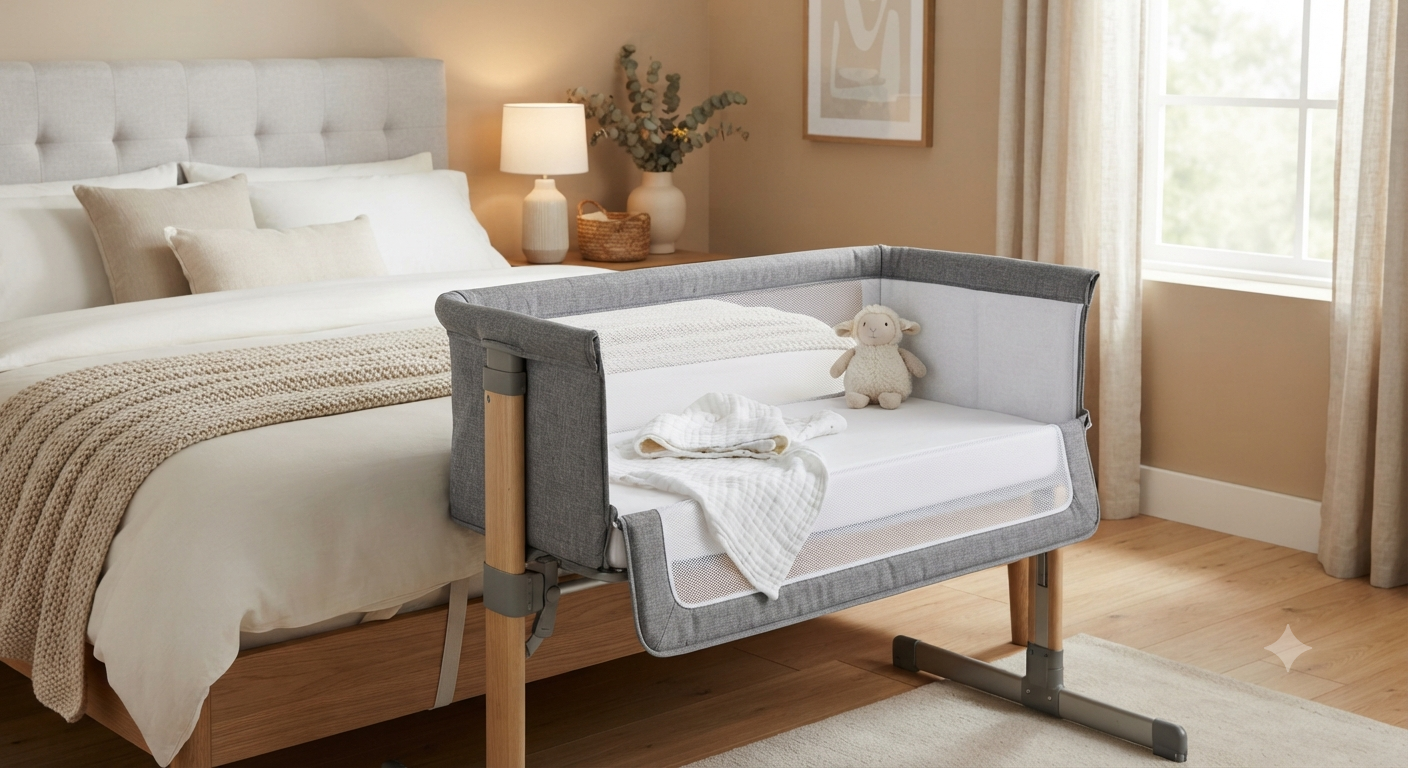 3-in-1 Baby Bassinet Bedside Sleeper