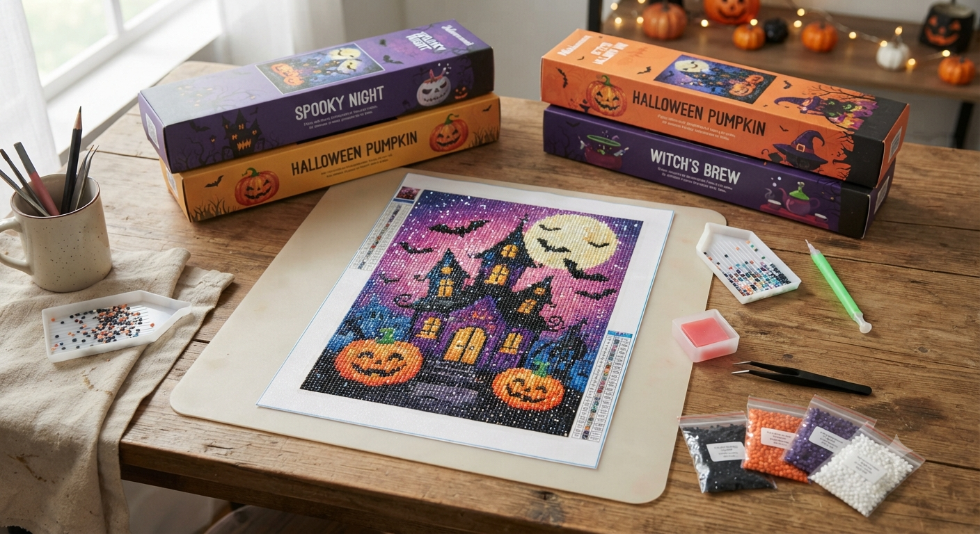 5D Halloween Diamond Art Kits