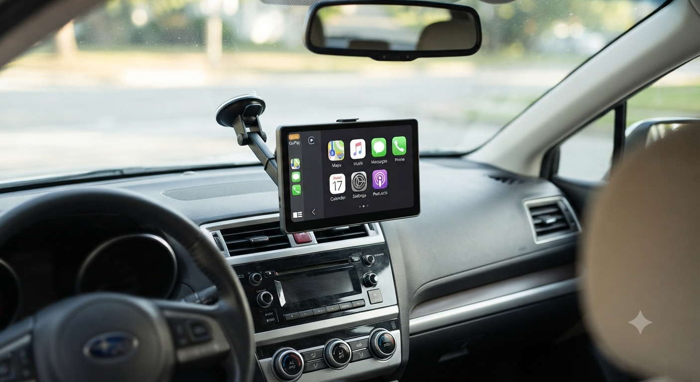 Portable Apple CarPlay Screen