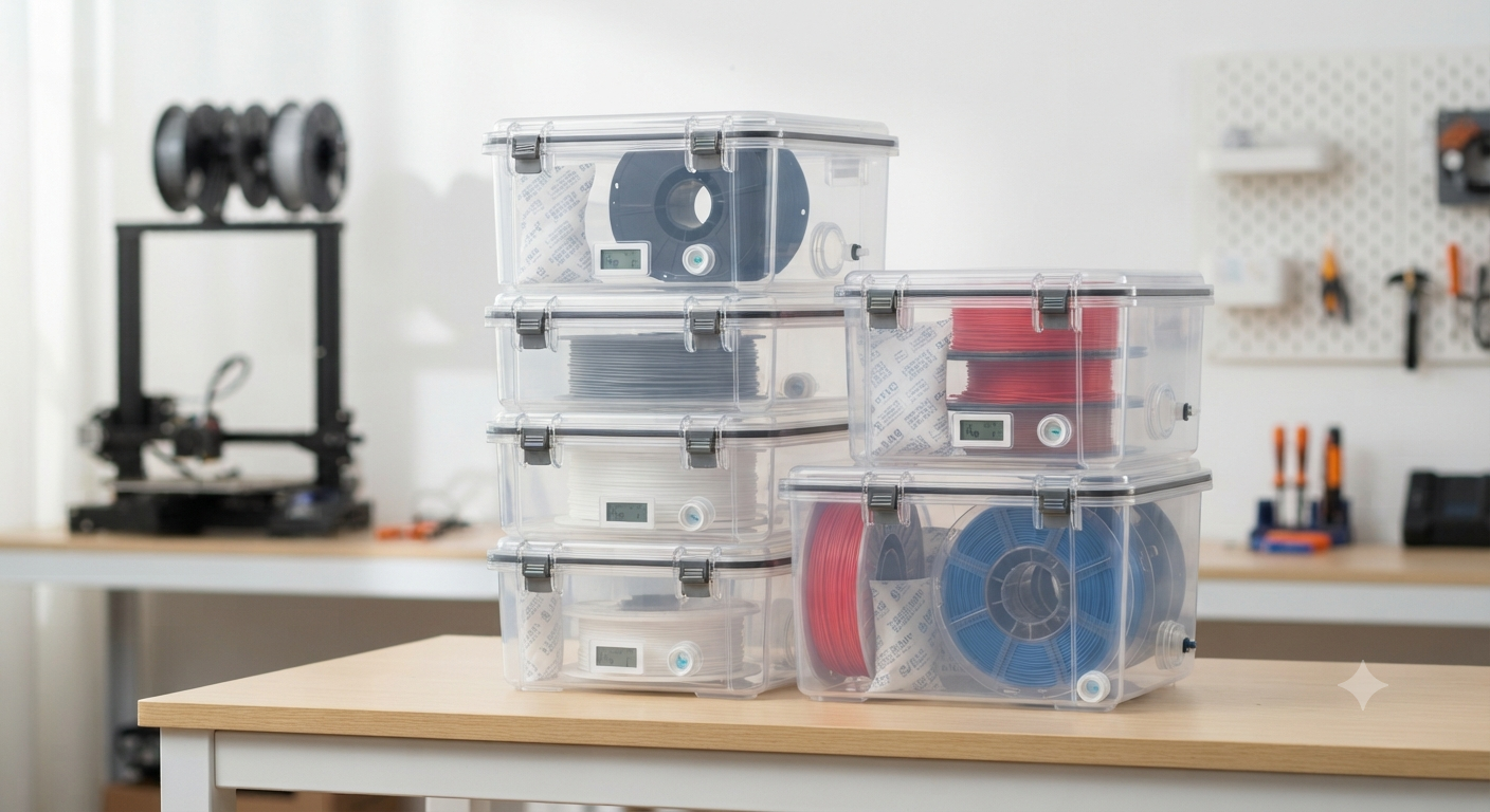 3D Printer Filament Storage Box Set