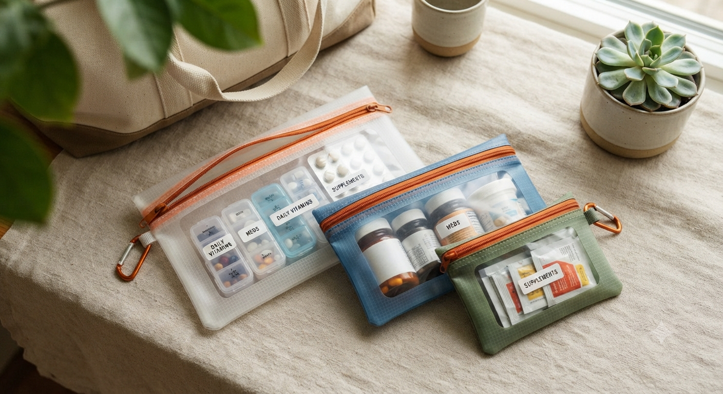 Waterproof Pill Pouch Set