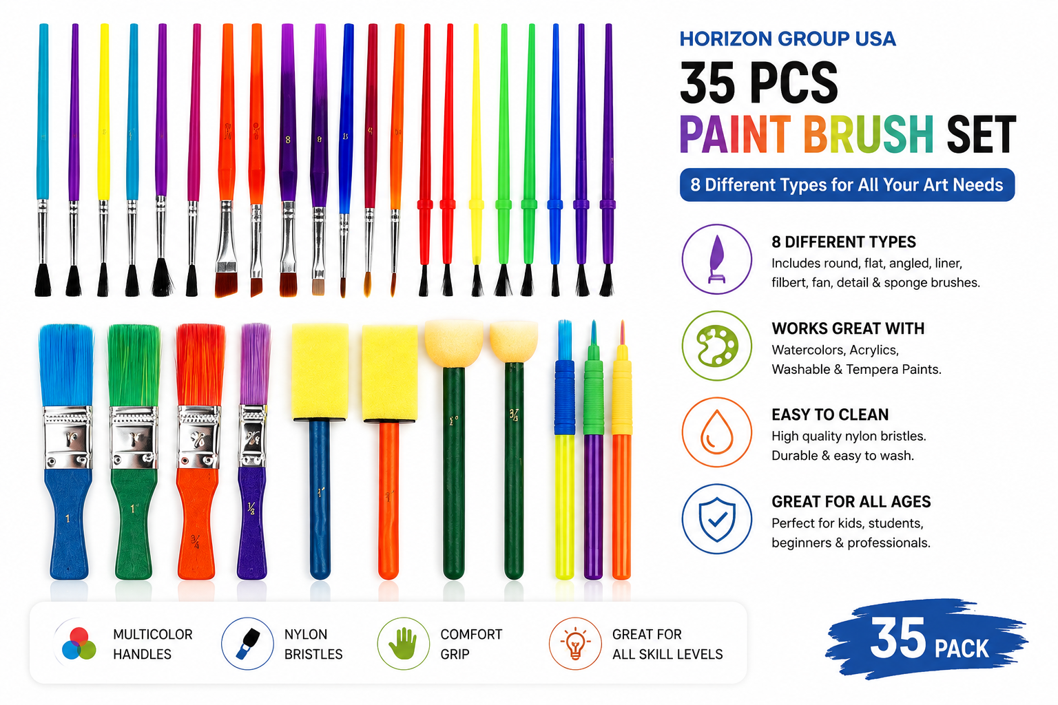 Paint Brushes for Every Need
