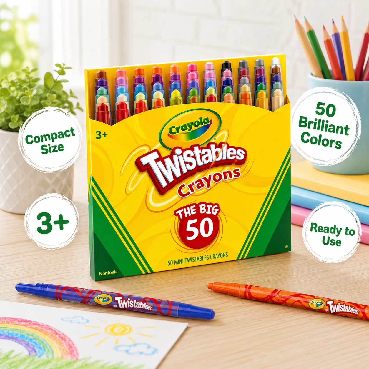 Colorful Crayon for Kids
