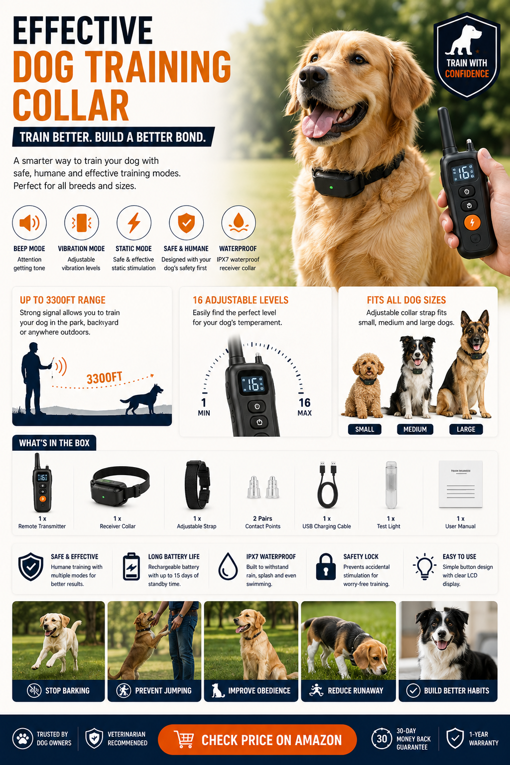 Effective Dog Training Collar