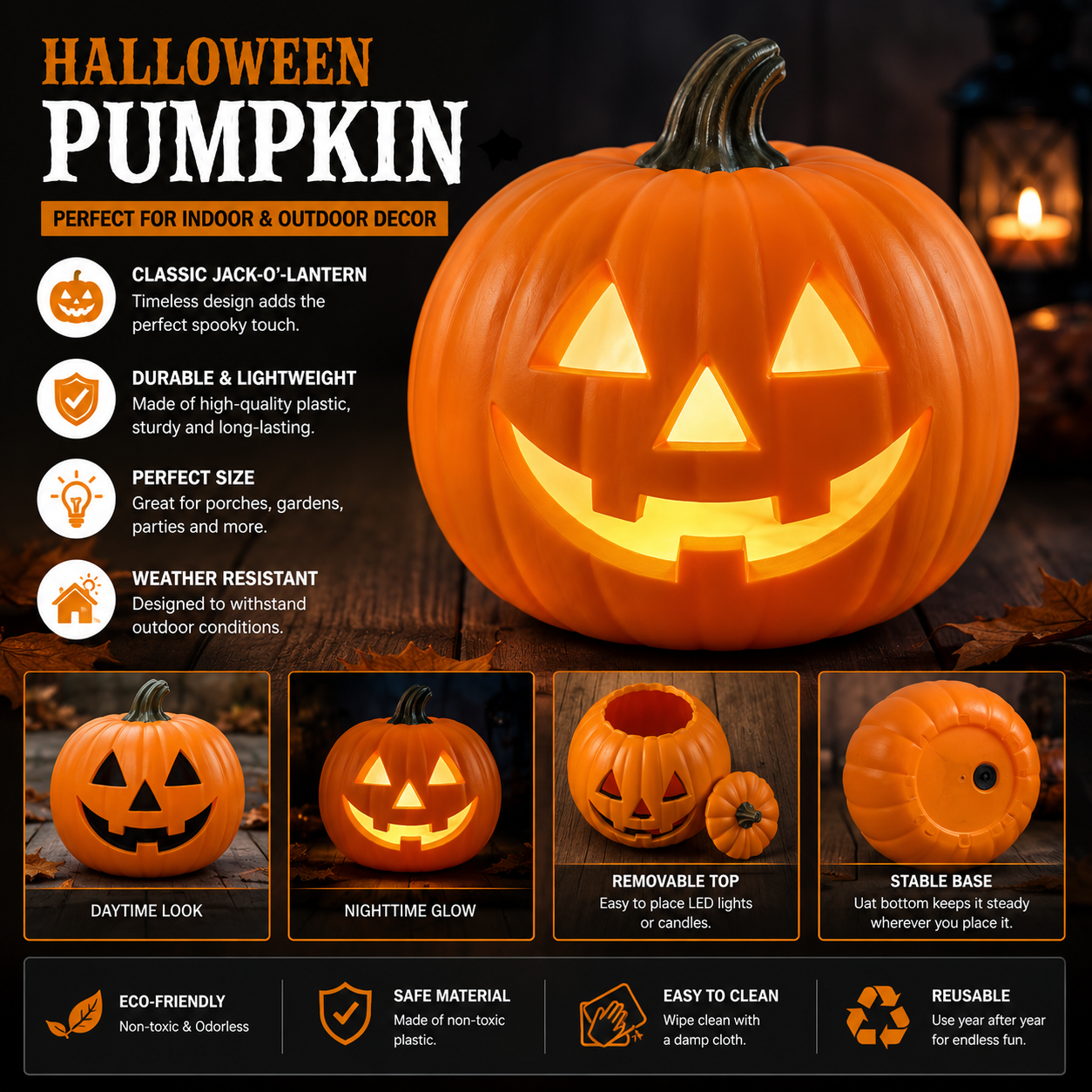 Halloween Pumpkin Monster