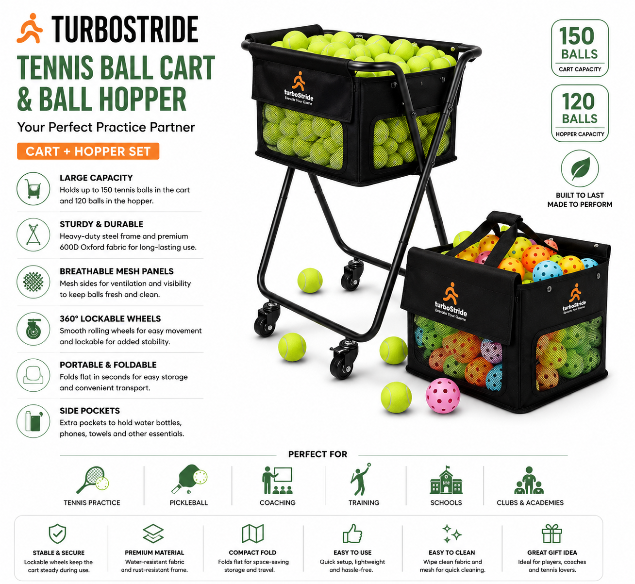 Tennis Pickleball Cart
