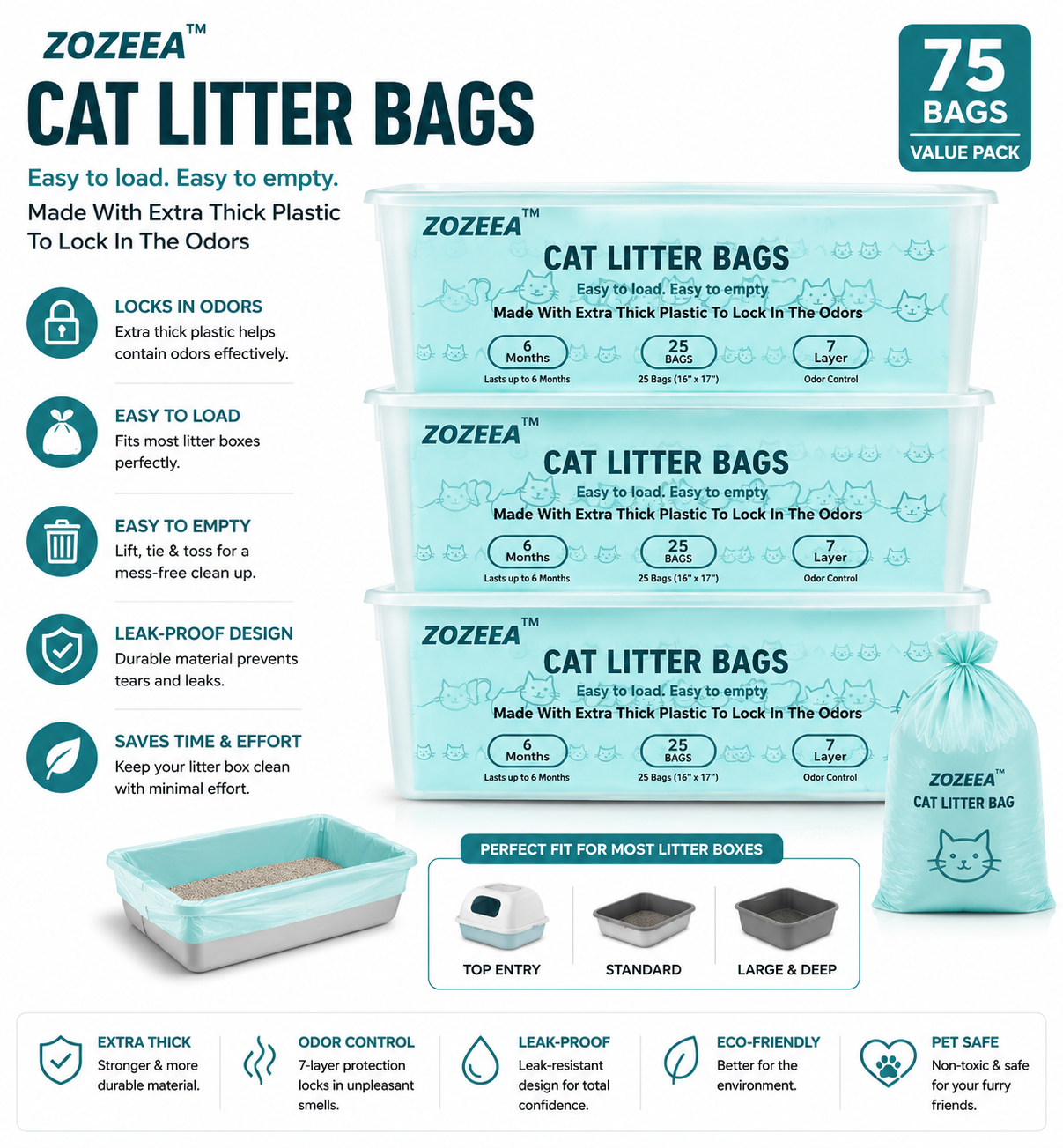 Cat Litter Refill Bags