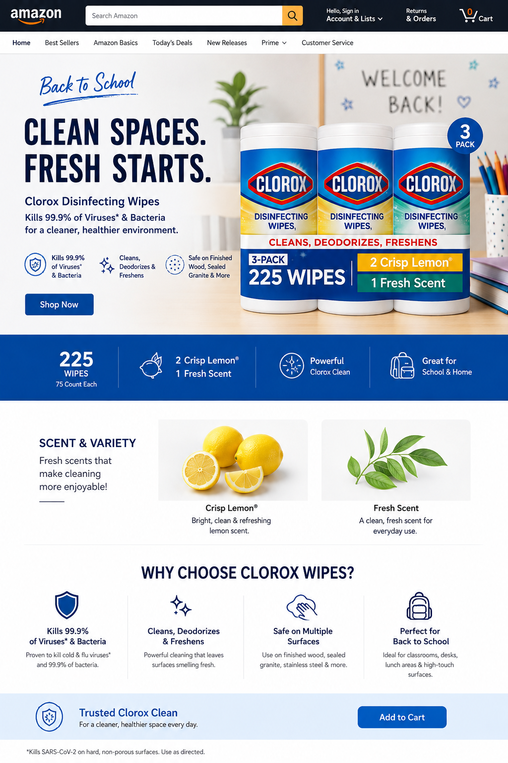 Disinfecting Wipes
