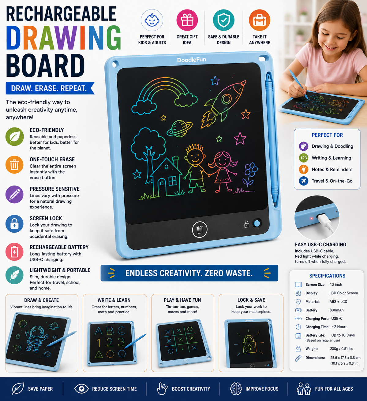 Versatile Drawing Board
