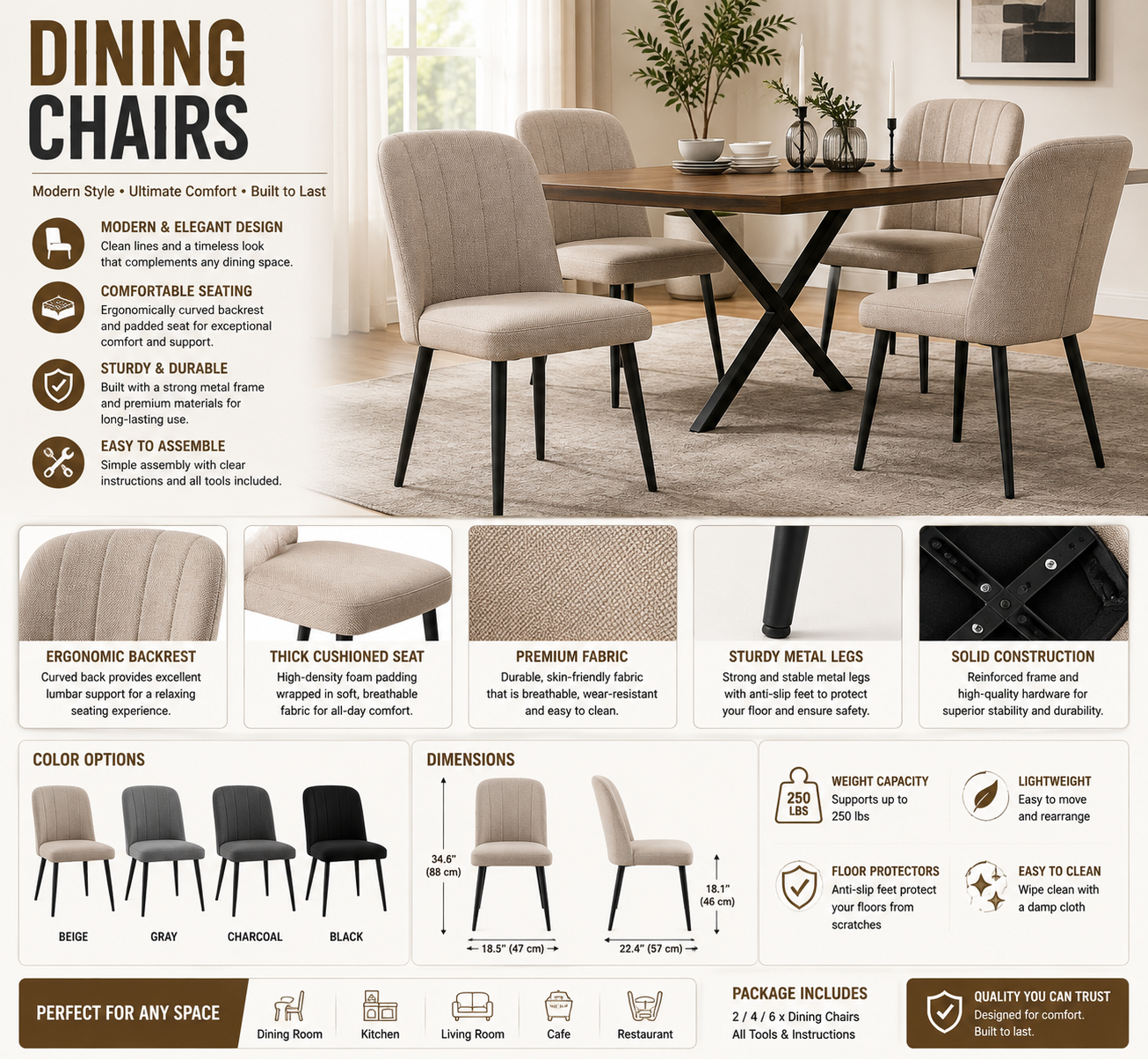 Elegant Dining Chairs