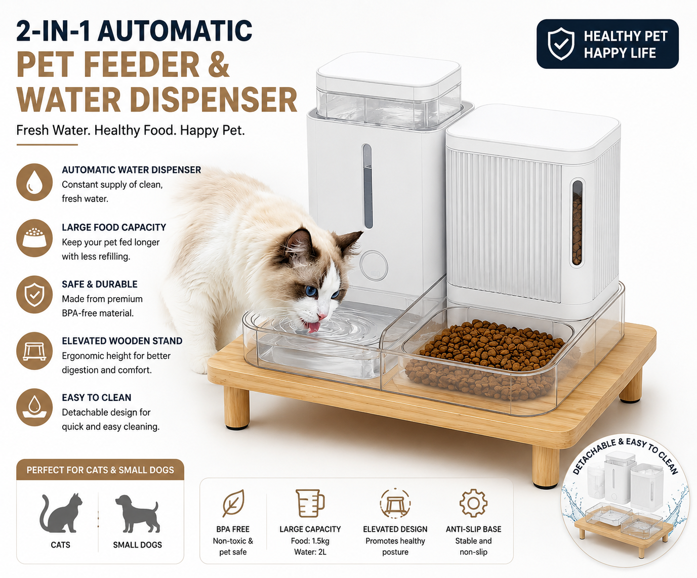 Automatic Food Stand Feeder