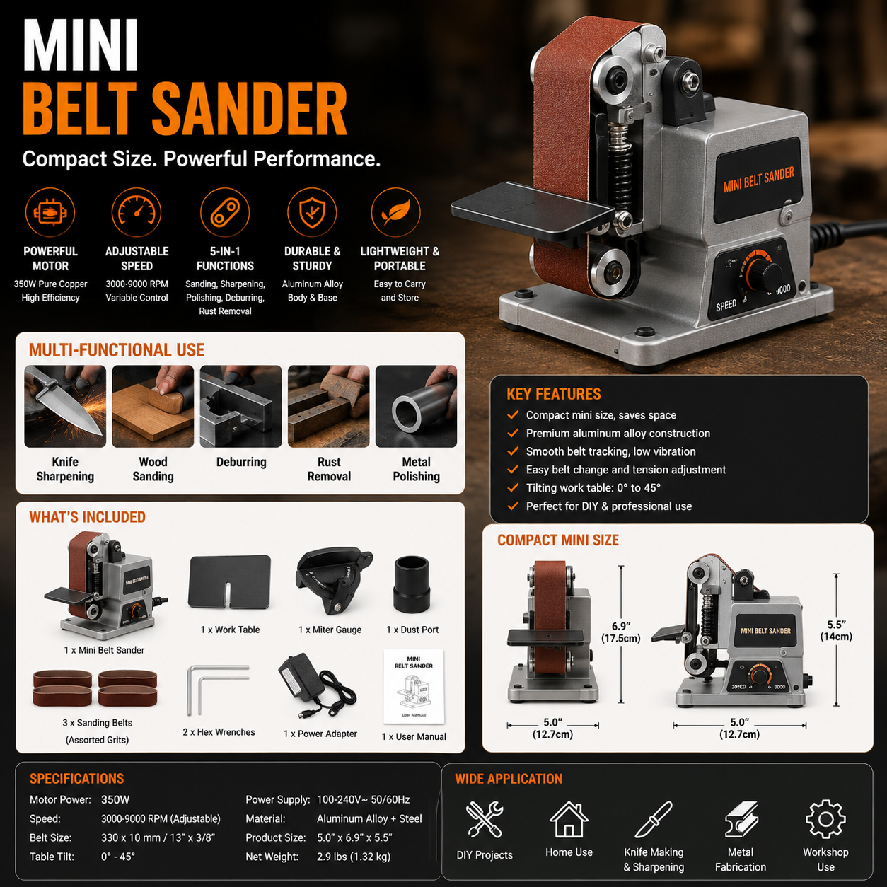 Electric Small Sander Knife