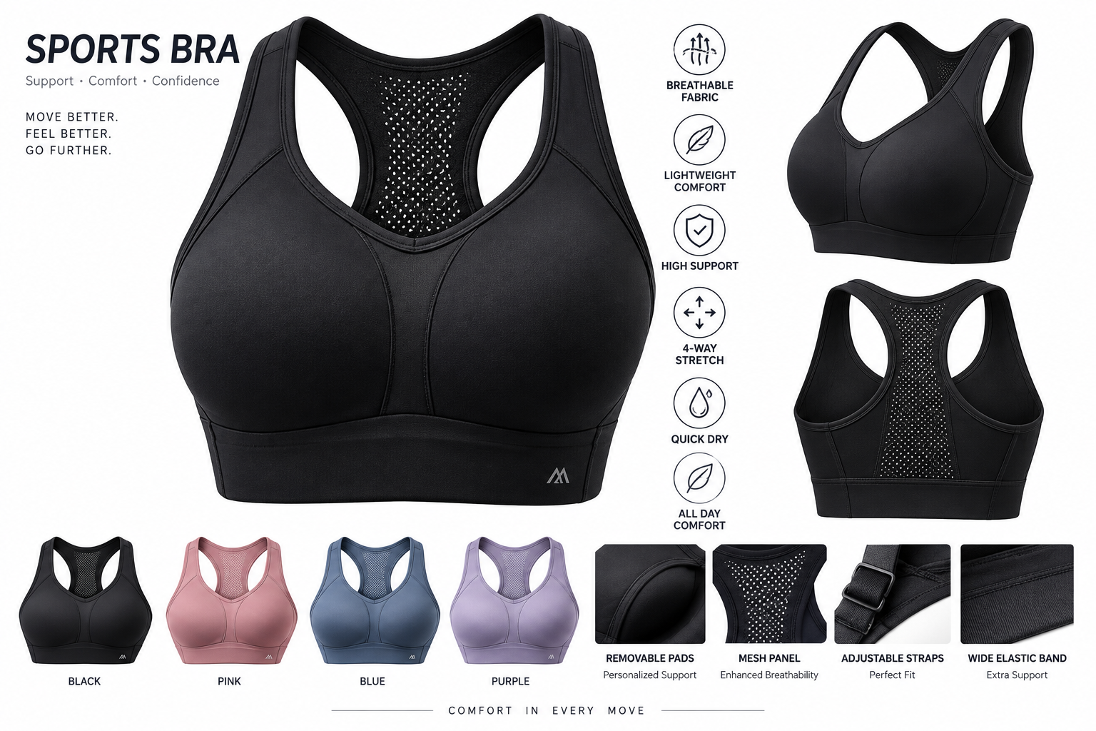 Comfortable Sports Bra