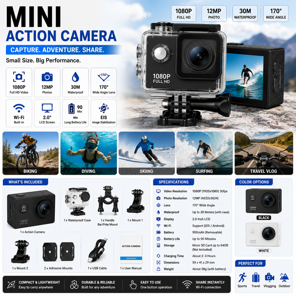 Mini Action Camera