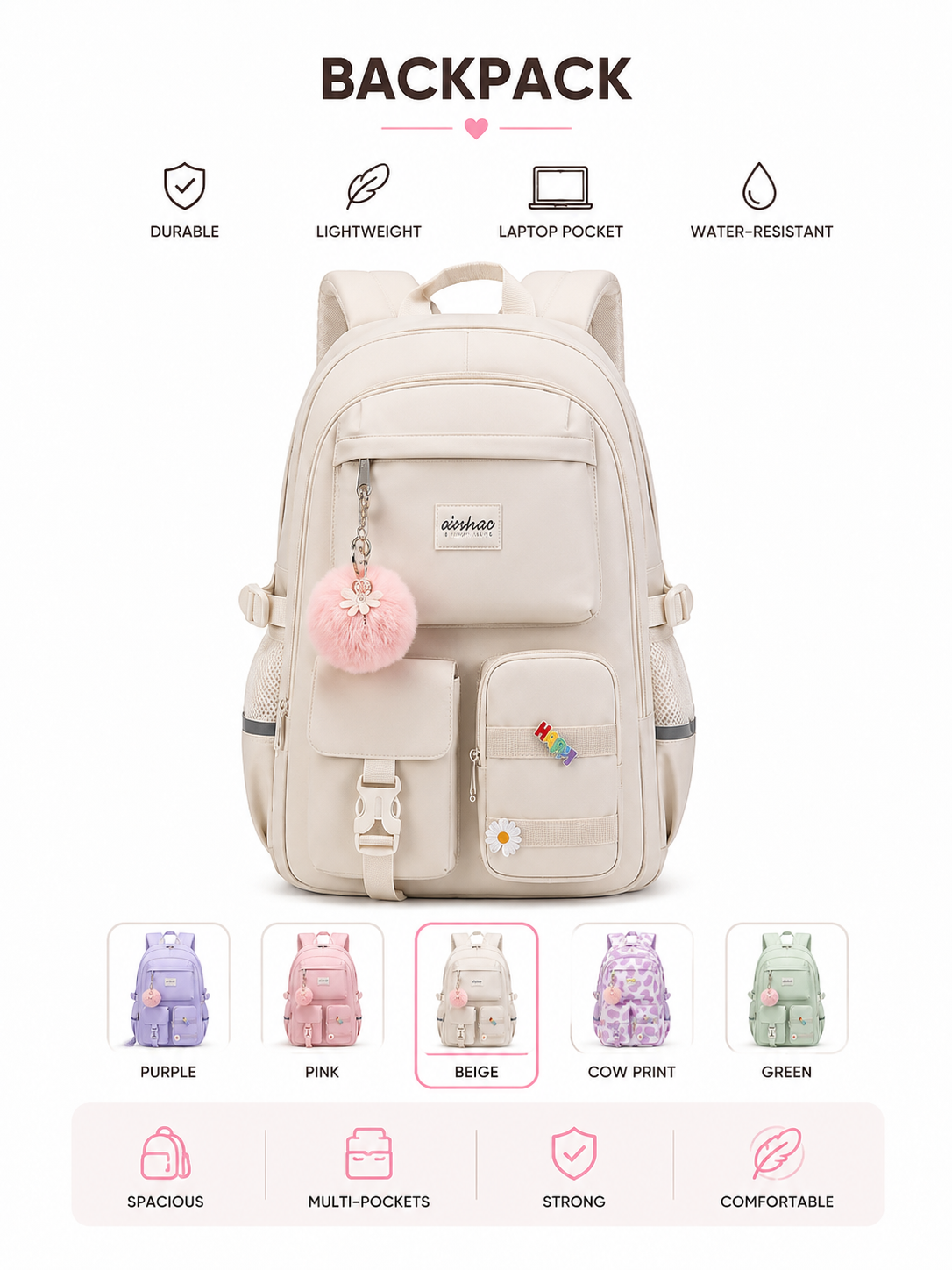 Durable School Bag