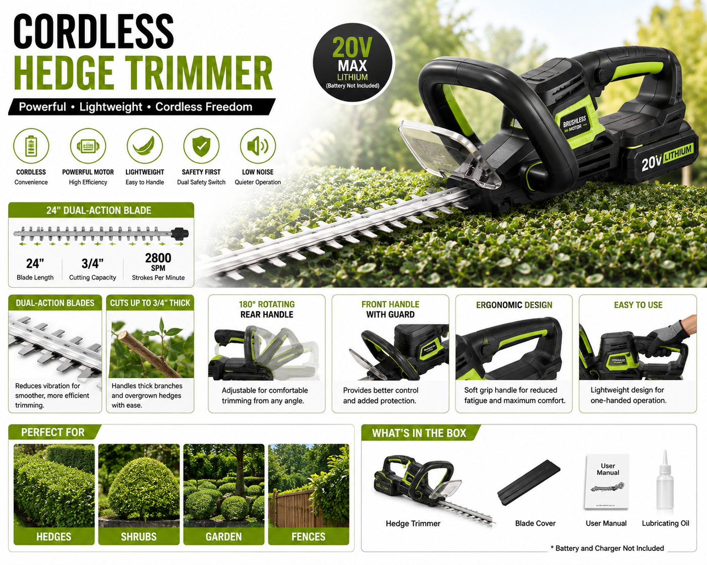Cordless Hedge Trimmer