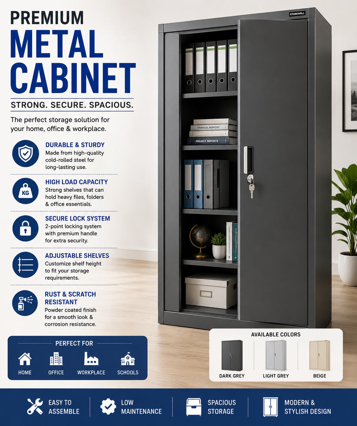 Metal Garden Cabinet