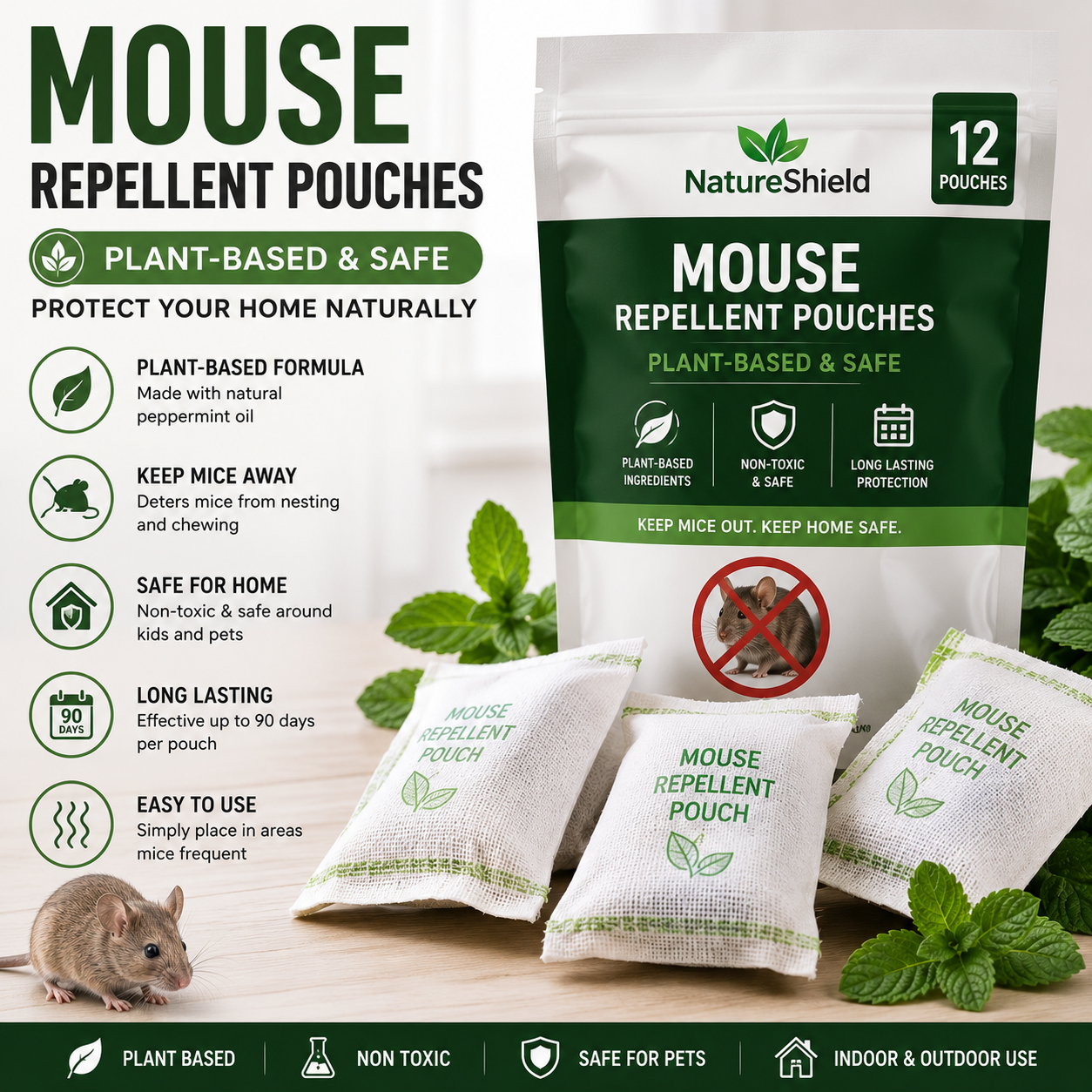 Mouse Repellent Pouches