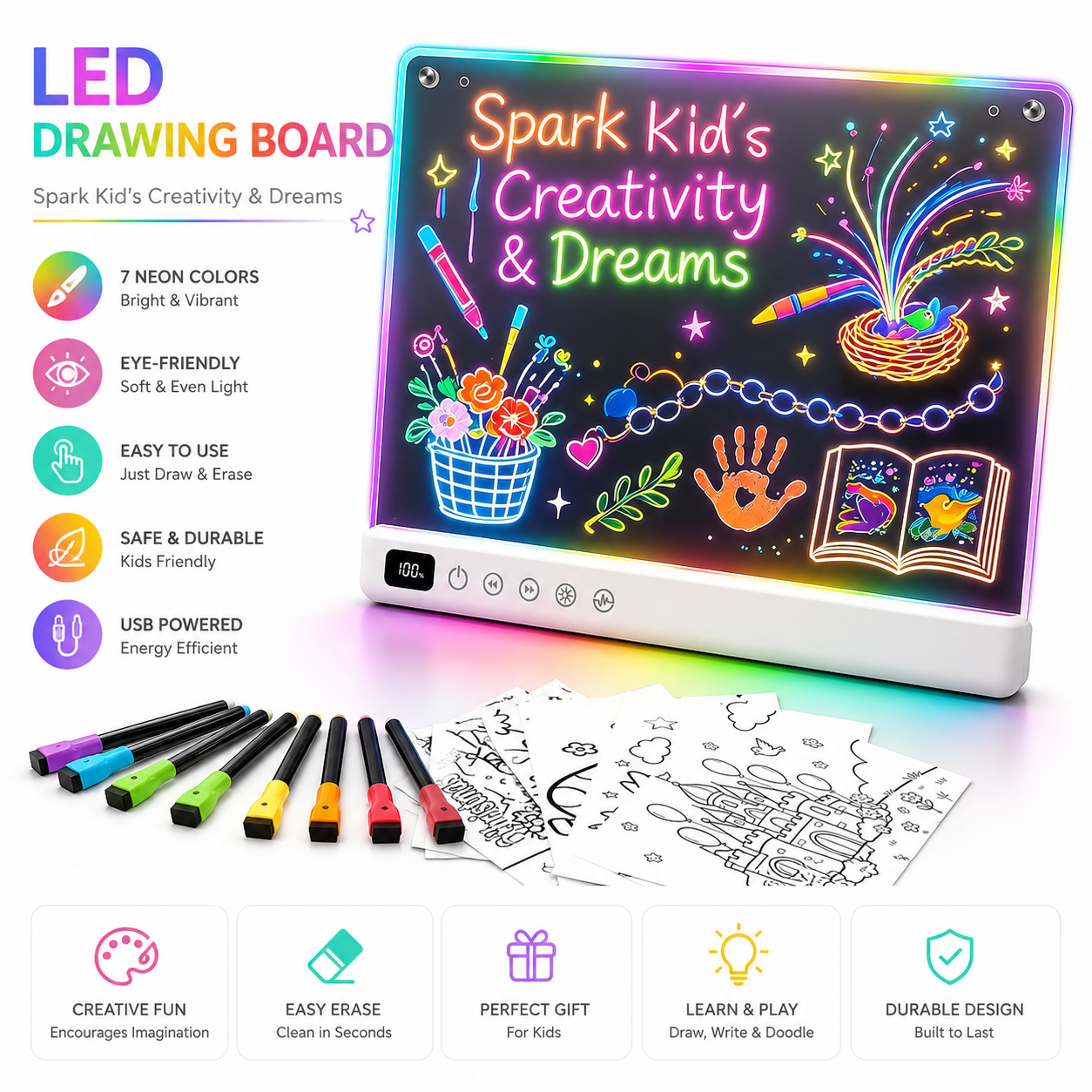 LED Drawing Board