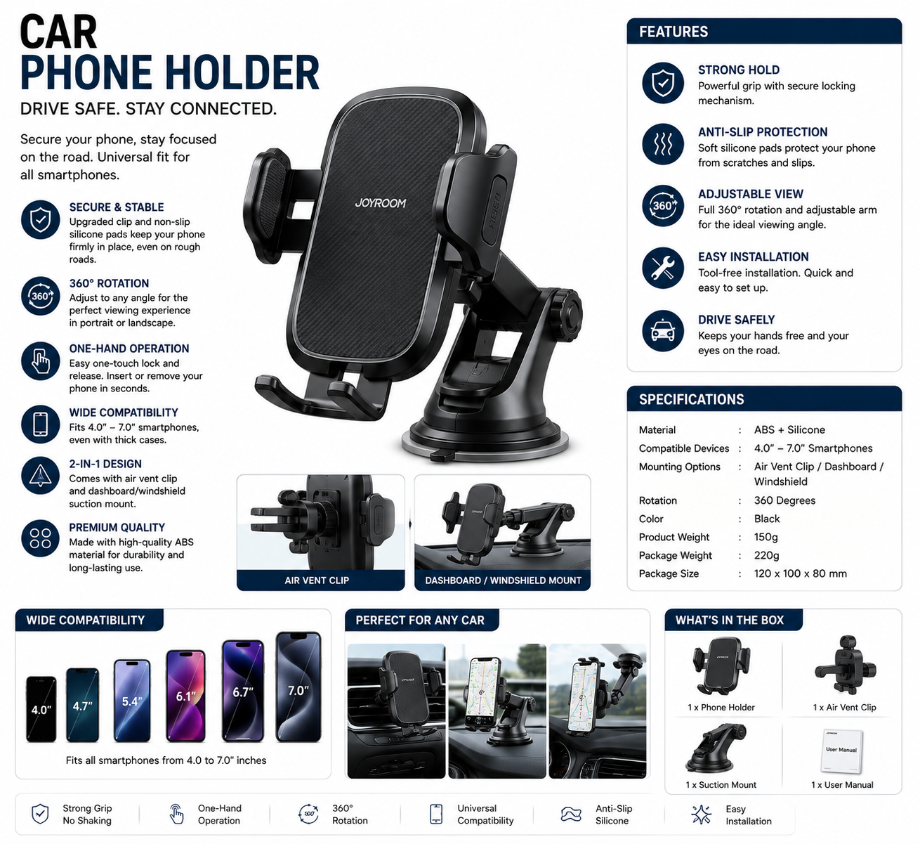 Car Phone Holder