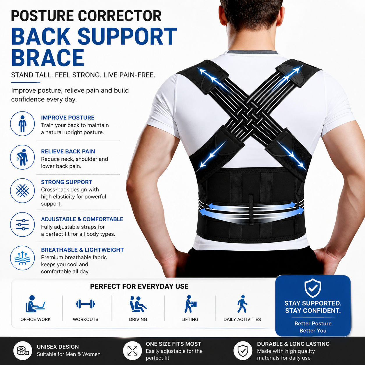 Comfortable Back Brace