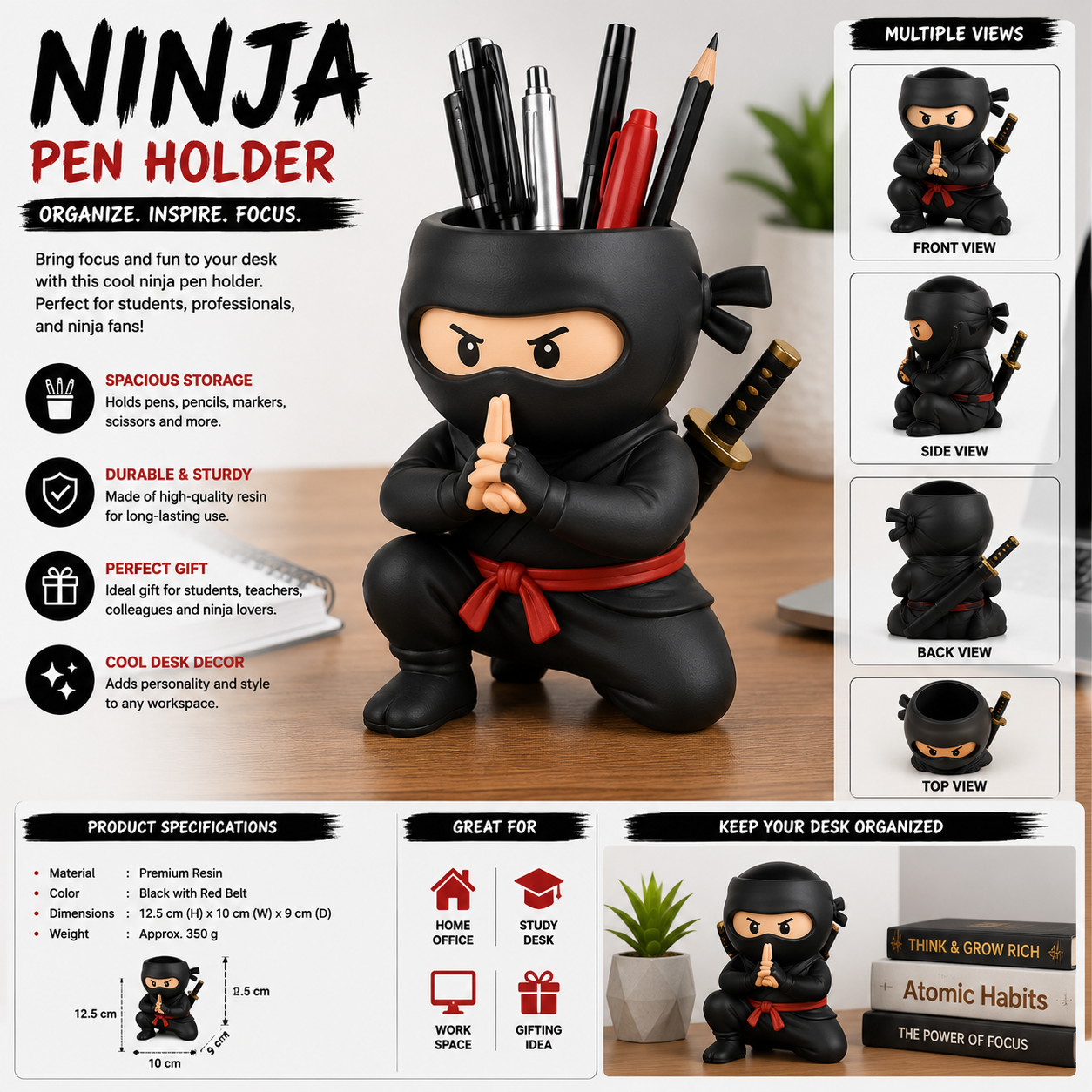 Ninja Pen Holder