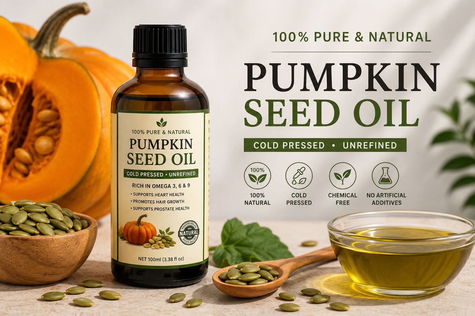 Premium Pumpkin Seed Oil