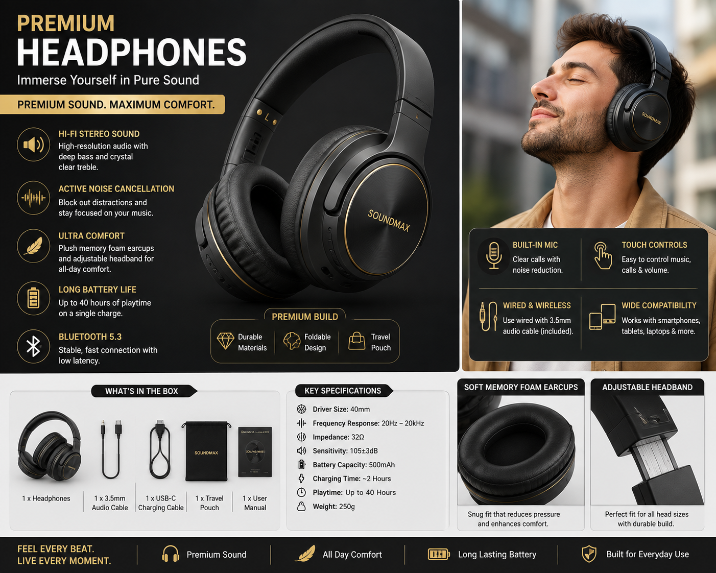 Premium Headphones