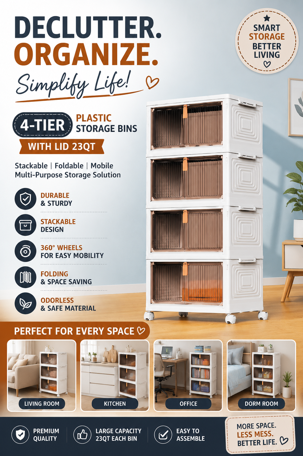 Durable Plastic Storage