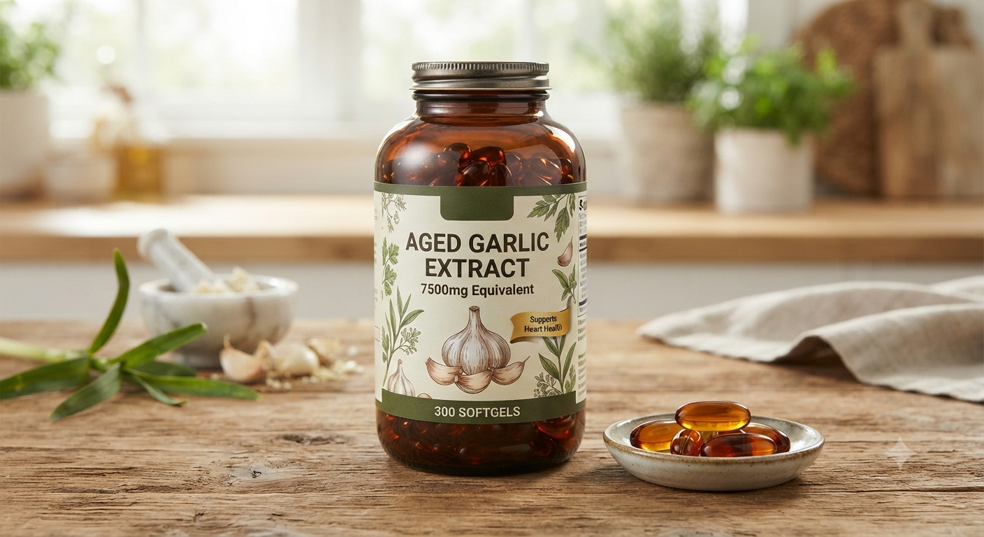 Aged Garlic Extract 7500mg Softgels