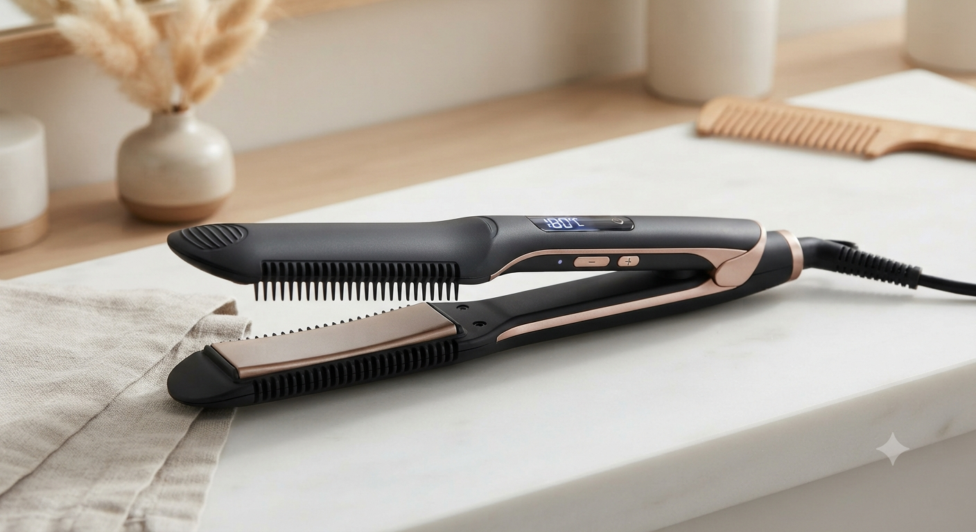 3-in-1 Flat Iron Hair Styler