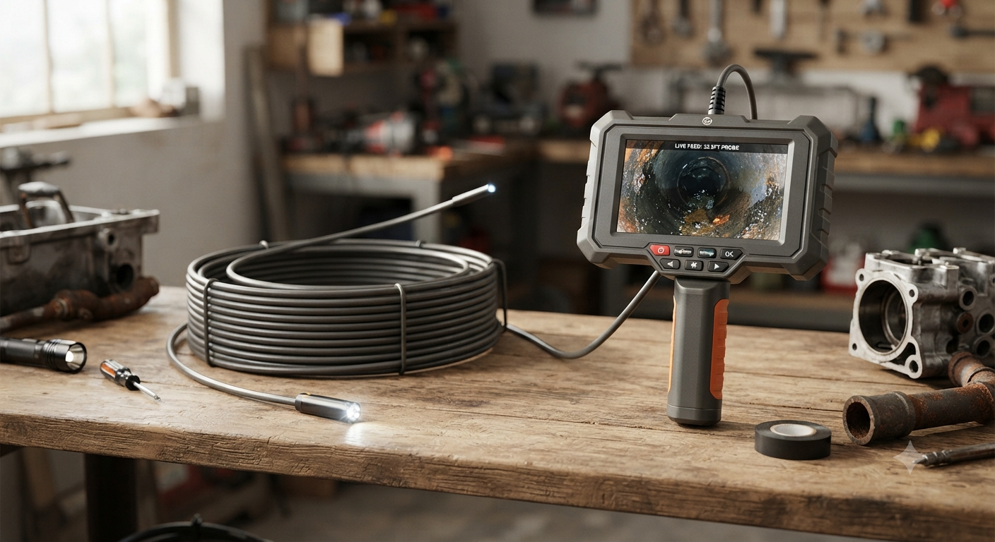 32.8FT Inspection Endoscope Camera