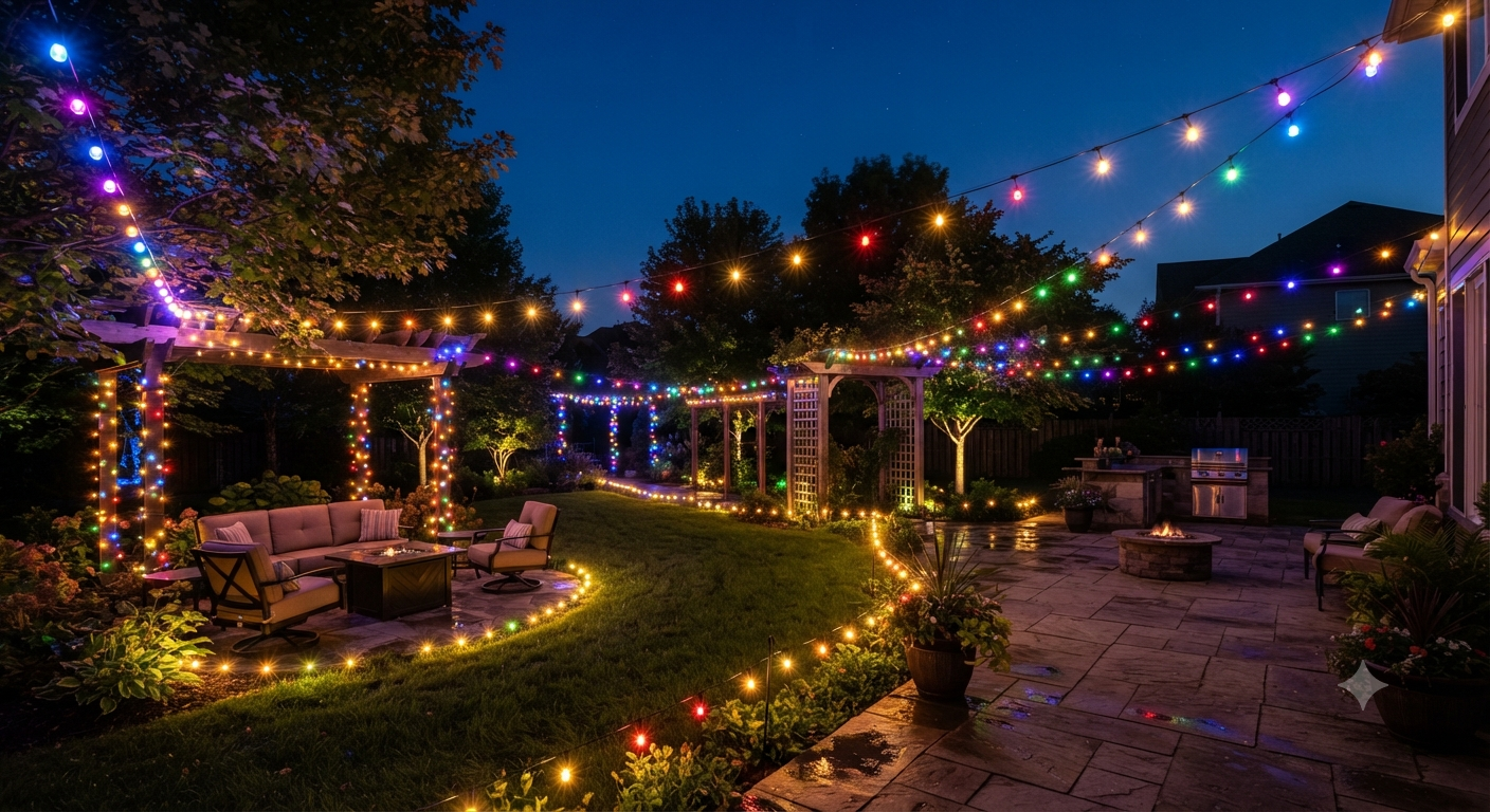 600FT RGB+IC Outdoor Lights