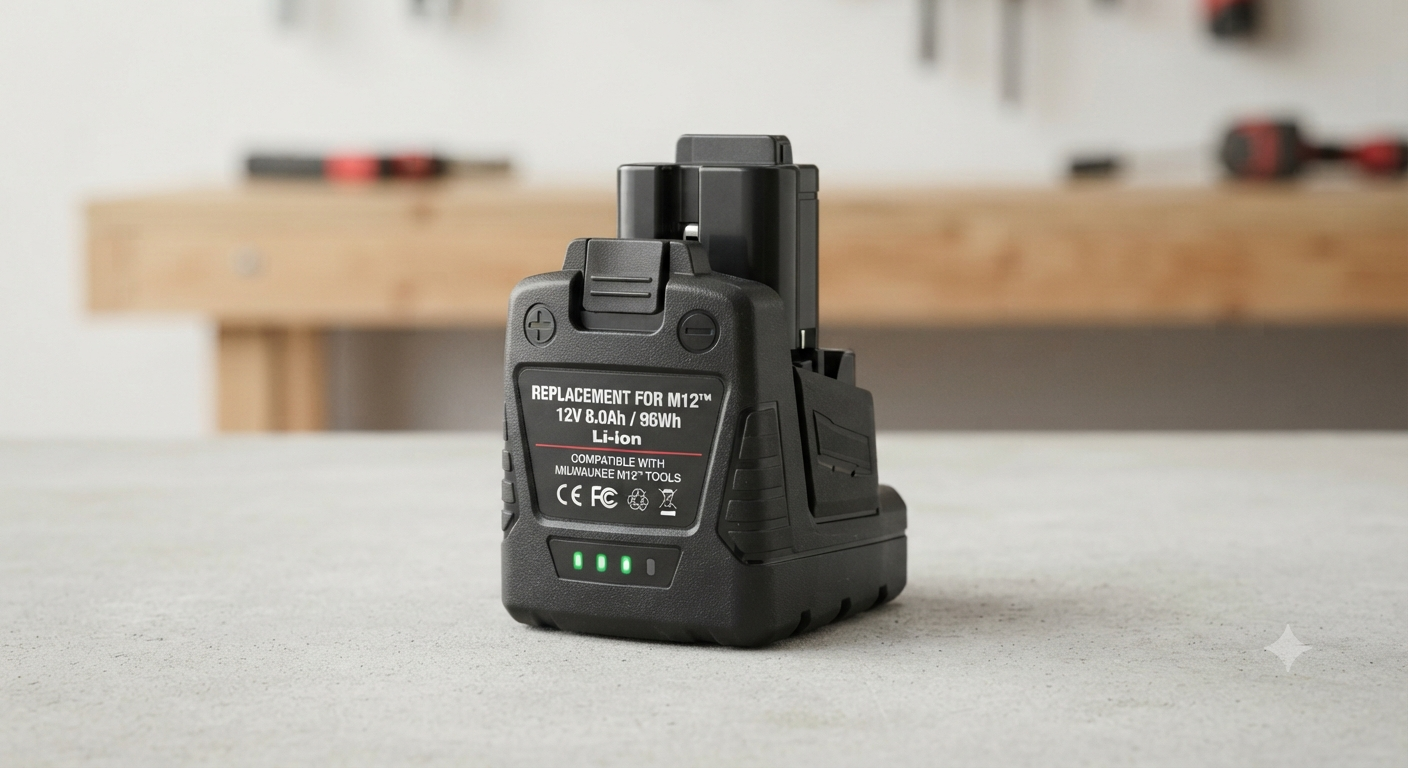 12V 8.0Ah M12 Battery Replacement