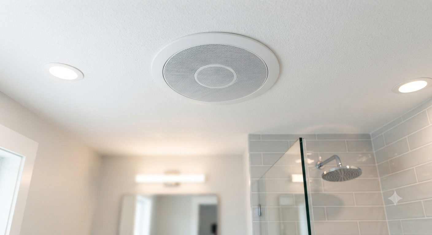 Bathroom Exhaust Fan with Bluetooth Speaker