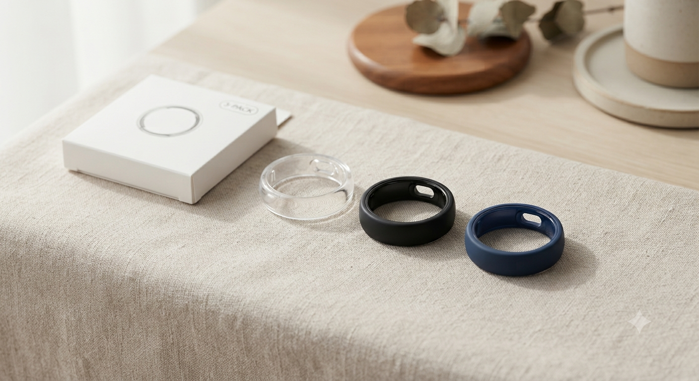 3 Pack TPU Cover for Oura Ring 5