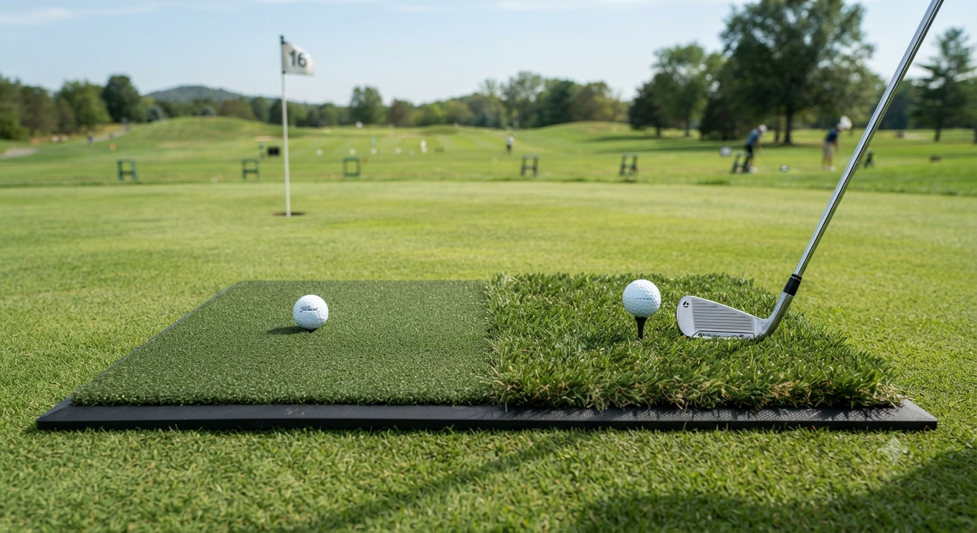 Premium Dual-Turf Golf Mat