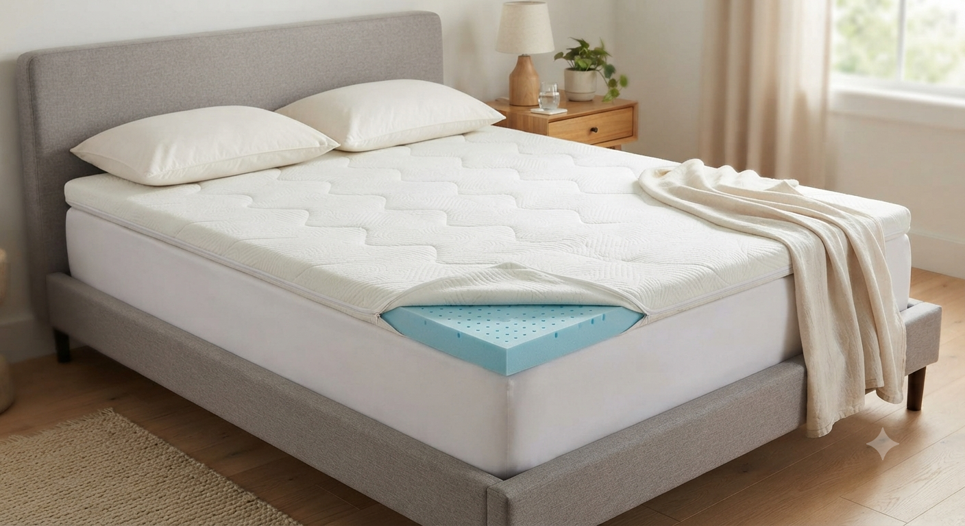 3-Inch Gel Memory Foam Mattress Topper