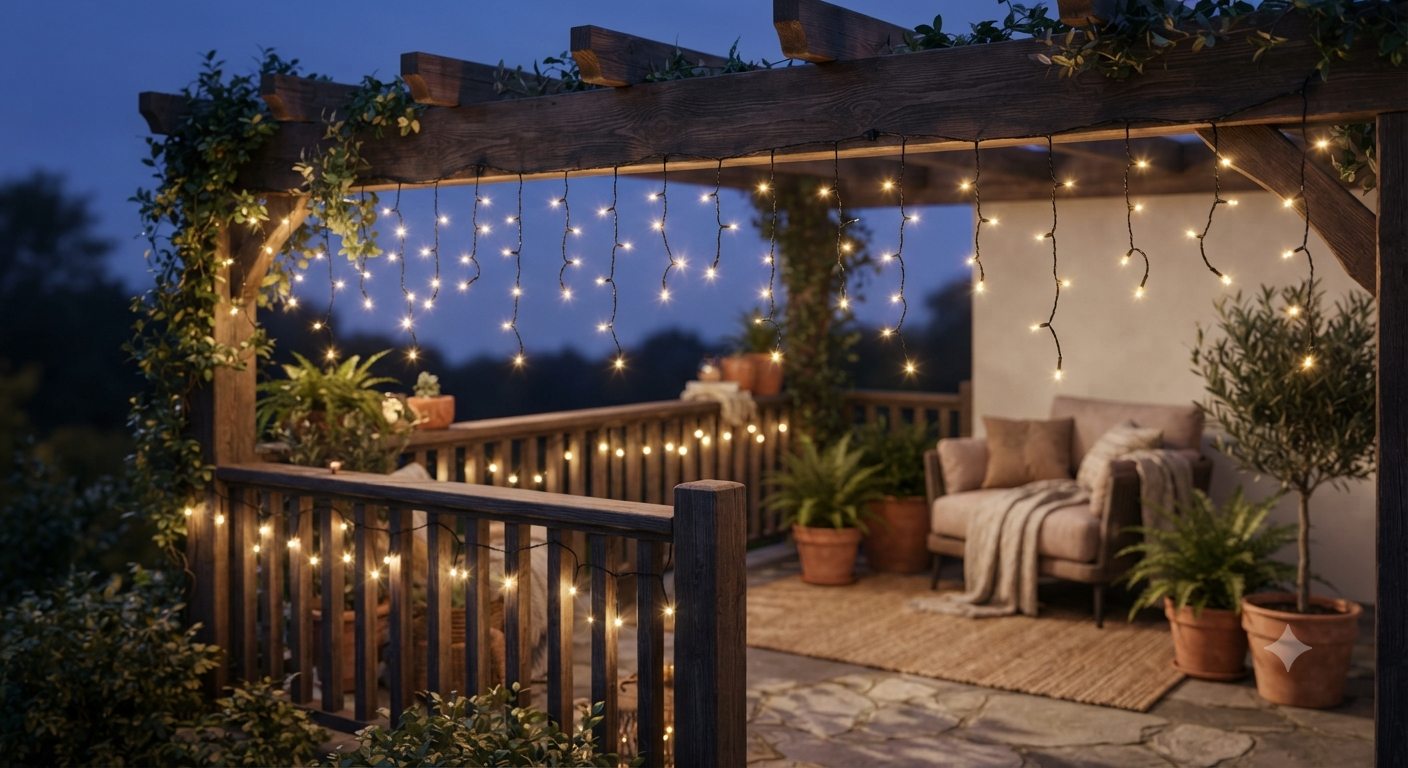 Icicle Lights - 16.4 FT Warm Glow