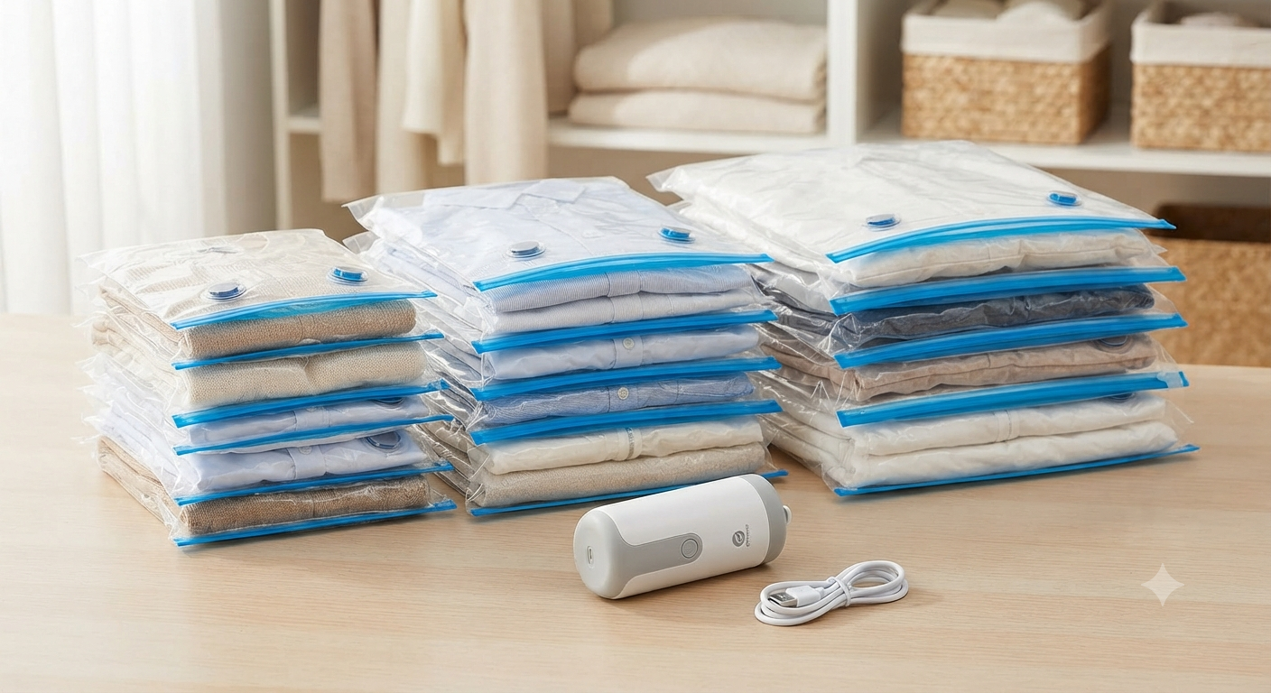 Vacuum Bags with Wireless Pump