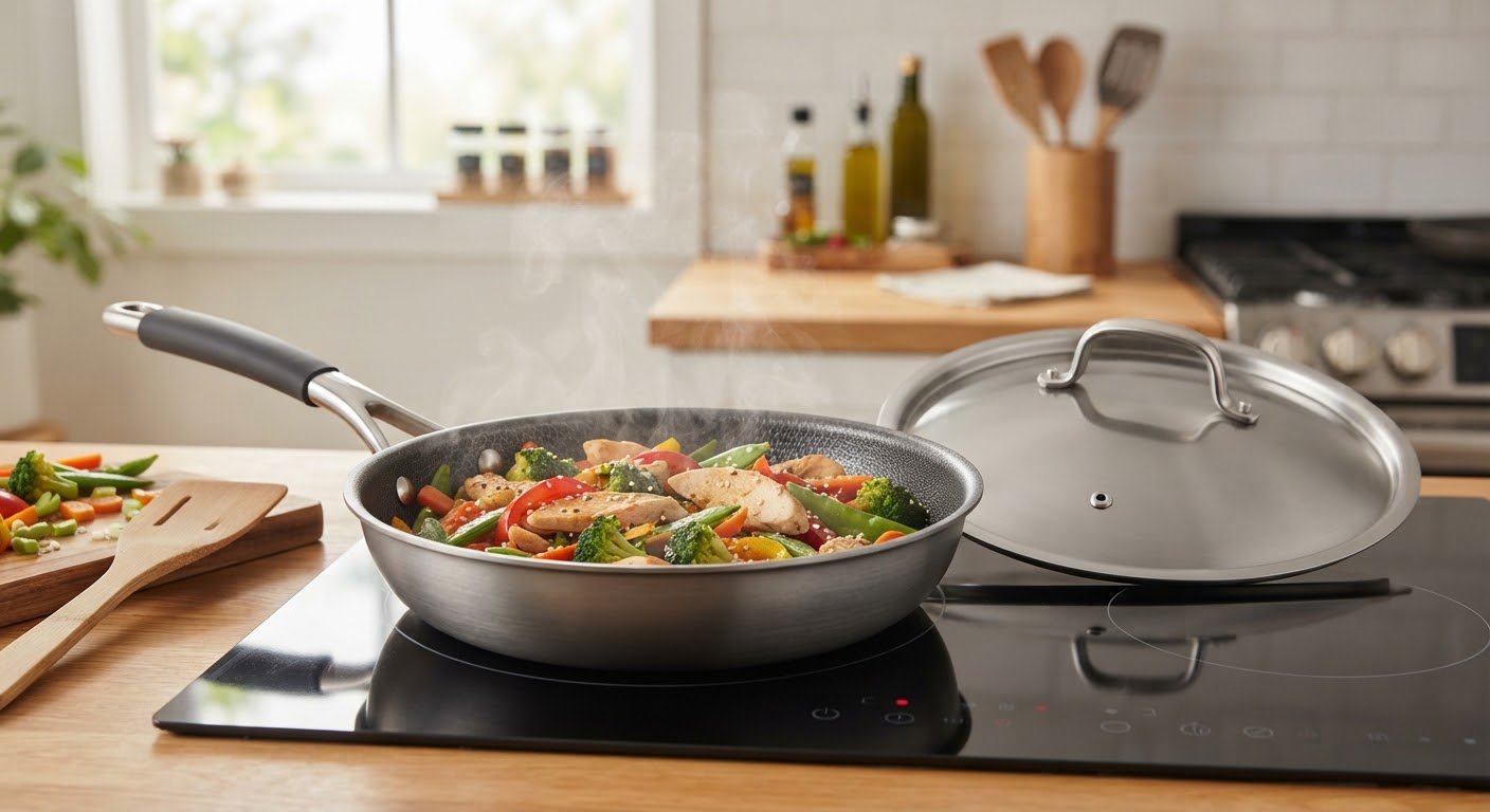 10 Inch Titanium Pan with Lid