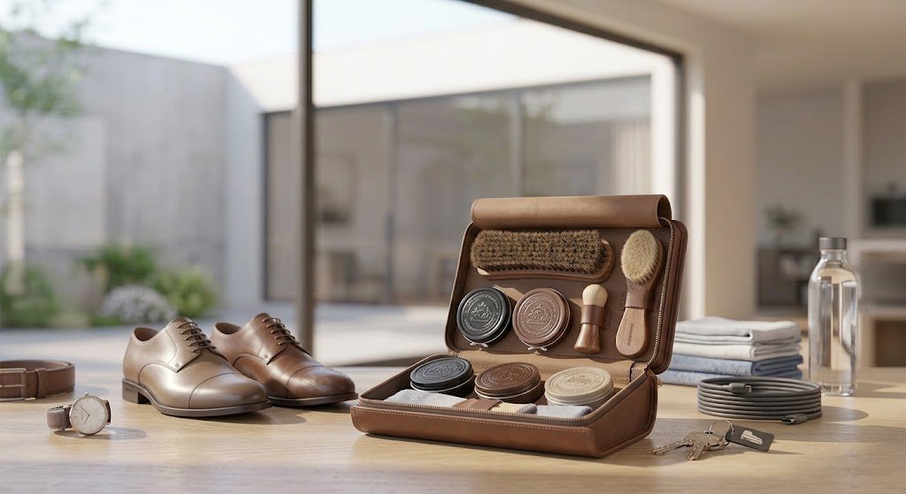 Shoe Shine Kit for Men