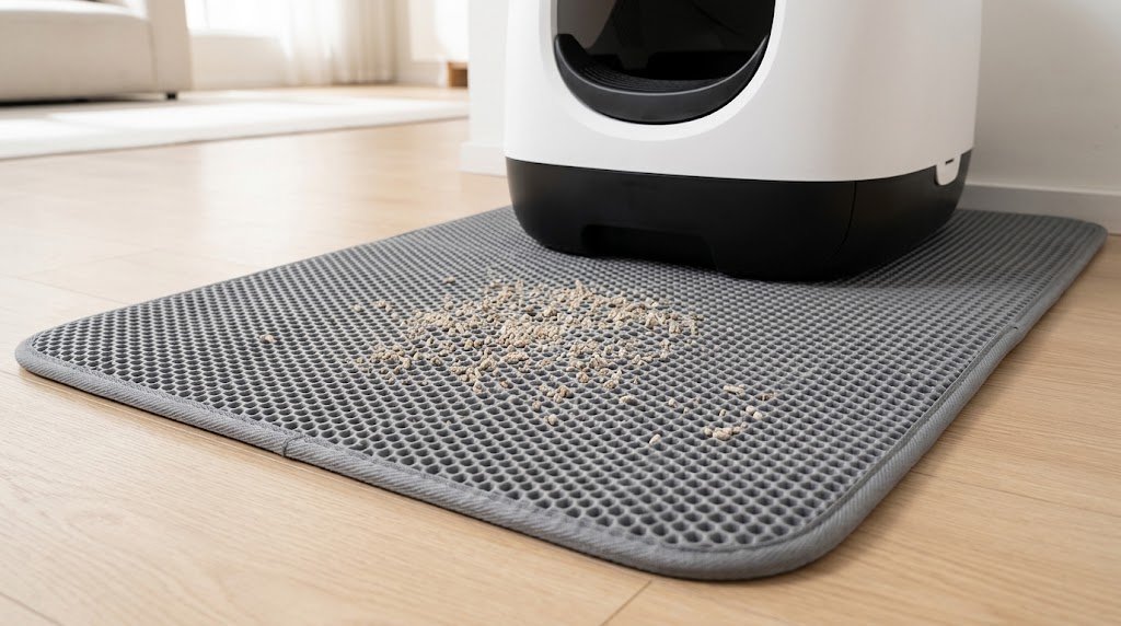 Self-Cleaning Litter Box Mat