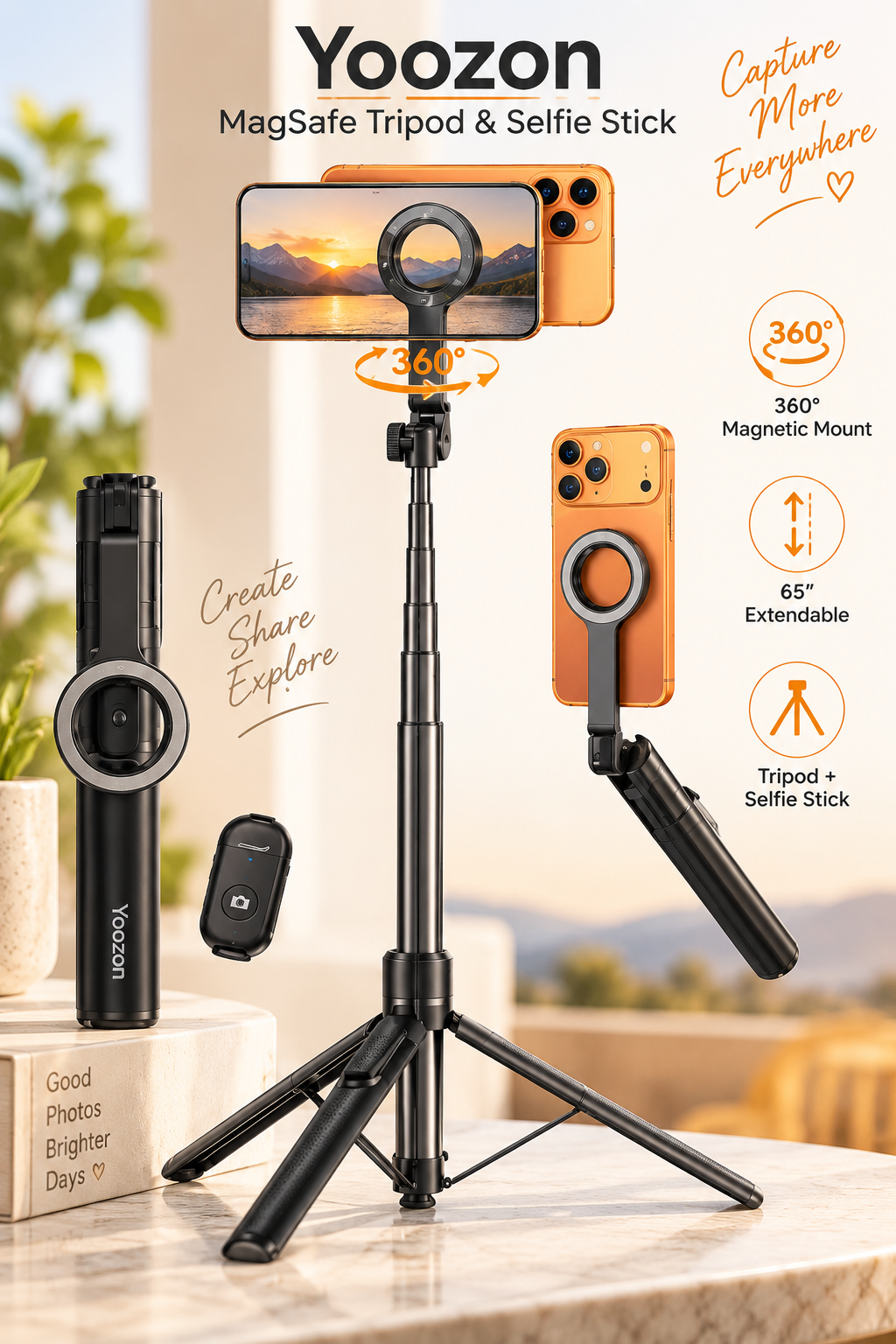 MagSafe Tripod & Selfie Stick